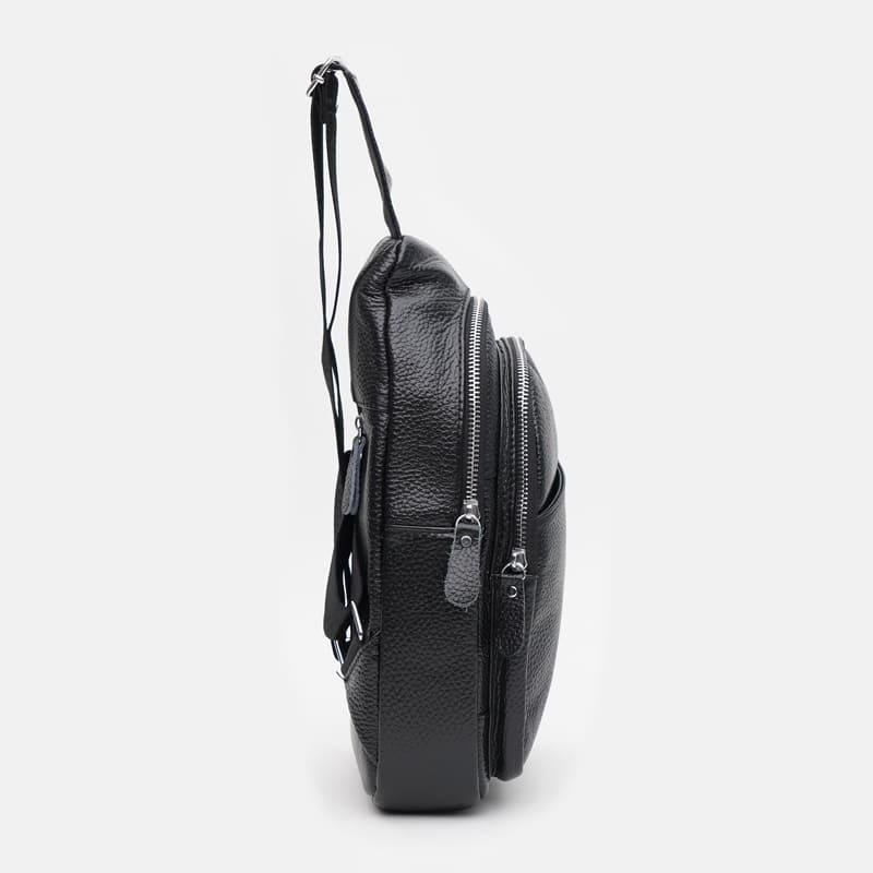 Рюкзак мужской кожаный Keizer K1512bl Black - фото 4