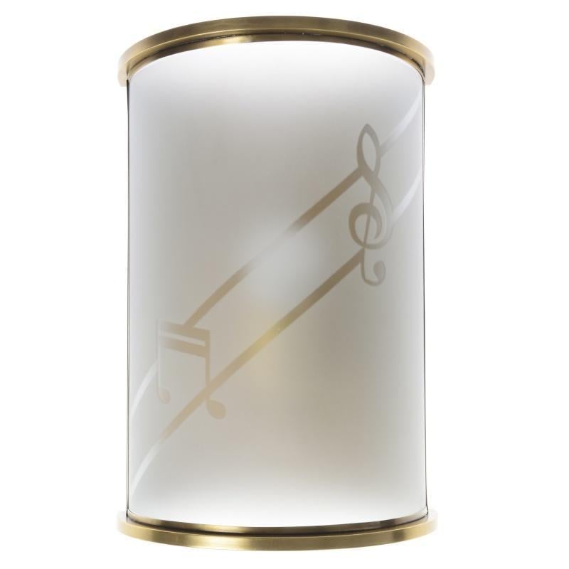 Бра настінне накладне Brille W-511/1 E27 у спальню кантрі