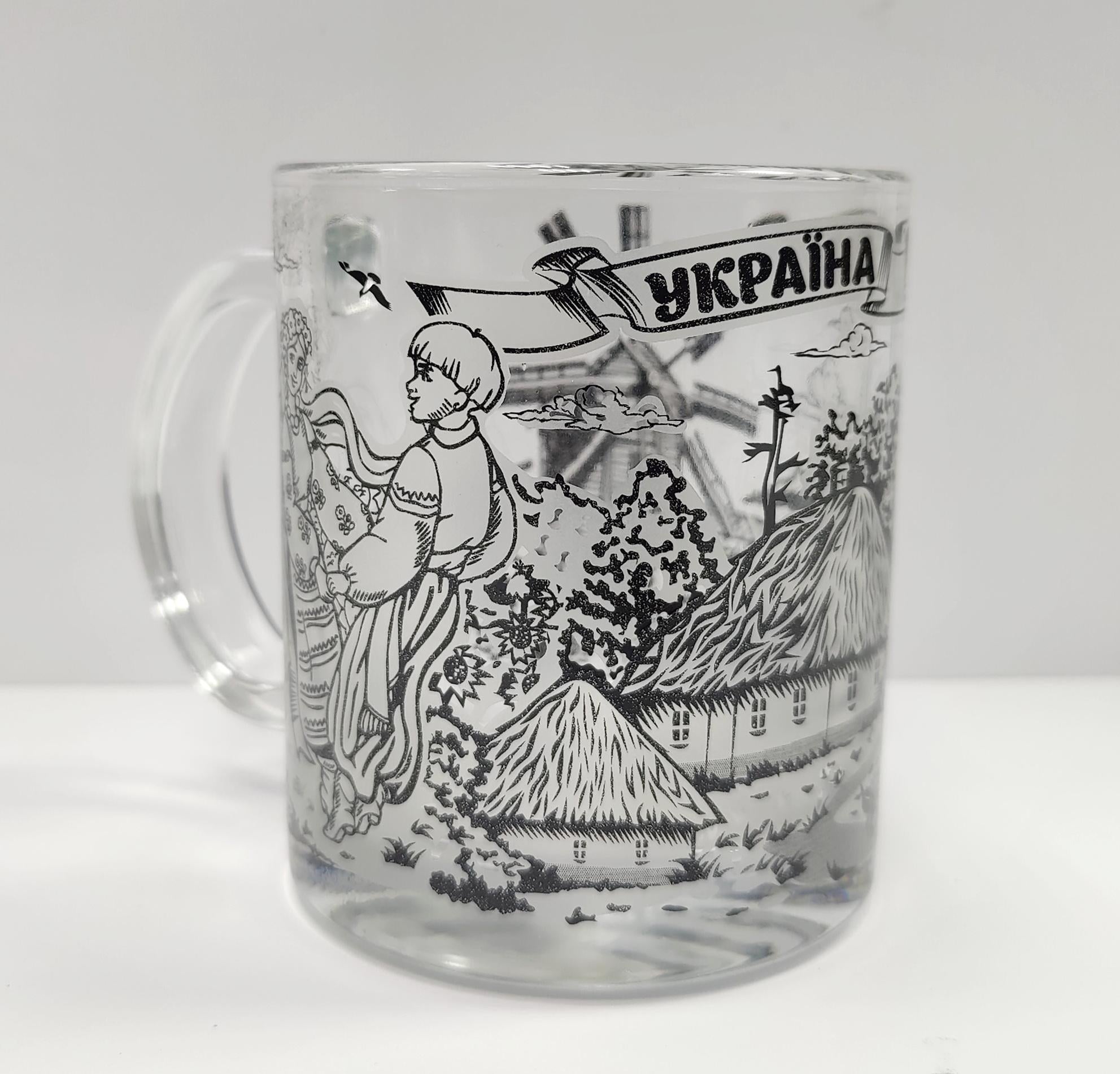 Чашка стеклянная Украина 300 мл (0814.001)