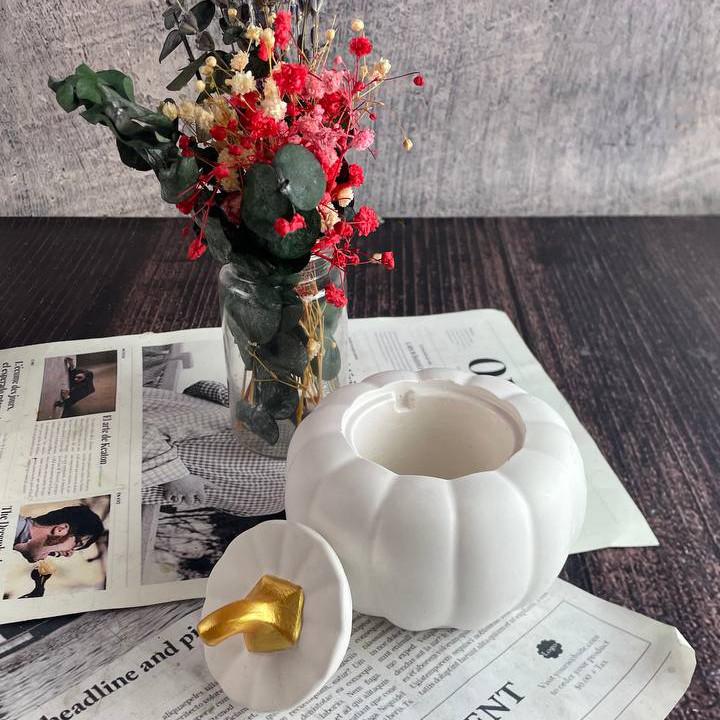 Кашпо з кришкою Гарбузова казка (1561) - фото 2 Кашпо з кришкою Гарбузова казка (1561) - фото 2