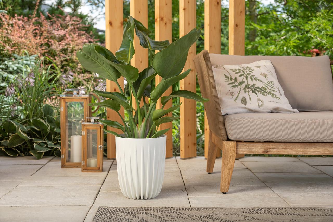 Вазон для цветов Lamela MIRA 190х226 мм Кремовый (25419751811) - фото 2