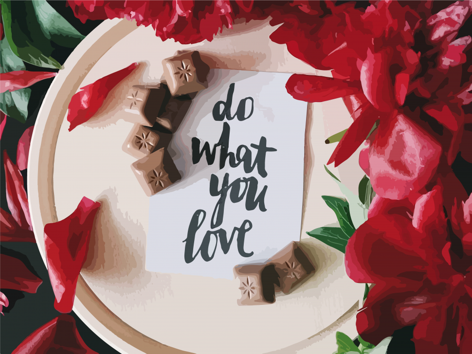 Картина по номерам Art Craft Делай что любишь 40х50 см (12120-AC)