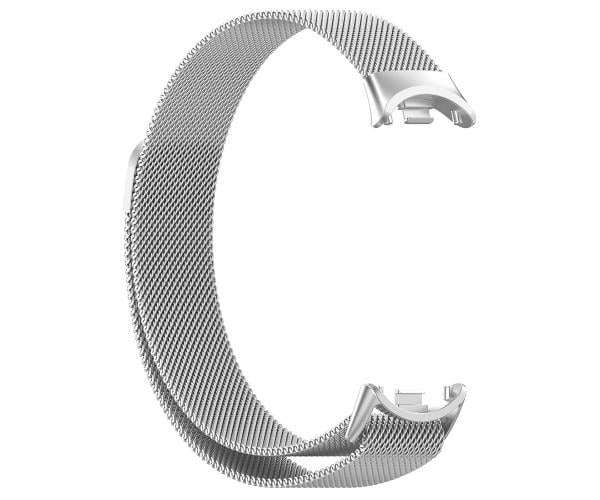Ремешок Milanese Magnetic для Xiaomi Smart Band 9 Серебряный