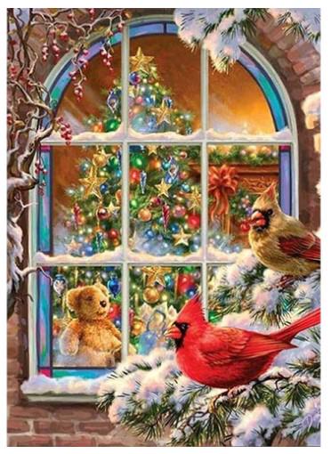 Картина по номерам Strateg Зимние и Новогодние сюжеты Новогодняя сказка в 40х50 см термопакете (VA-1670-mt)