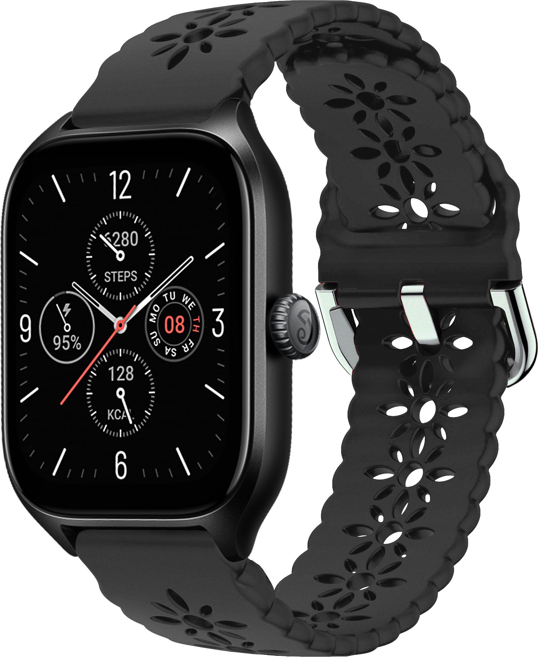 Ремешок Trase для Amazfit GTS 4/mini Black (29561-2B) Ремешок Trase для Amazfit GTS 4/mini Black (29561-2B)