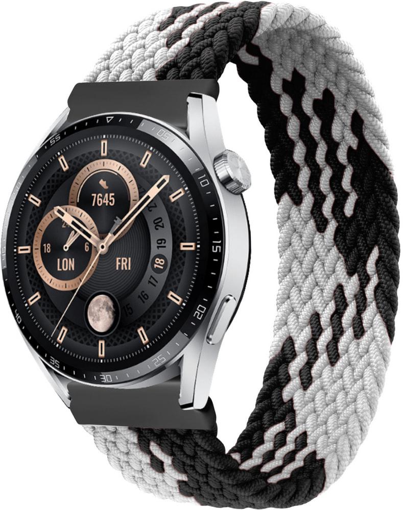 Ремінець Solo Loop Multi для Huawei Watch GT3 46 мм (135 мм) Black White (33739-1E)