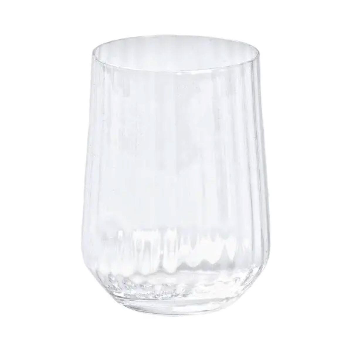 Набор стаканов ребристых 450 мл 6 шт. Прозрачный (3608)