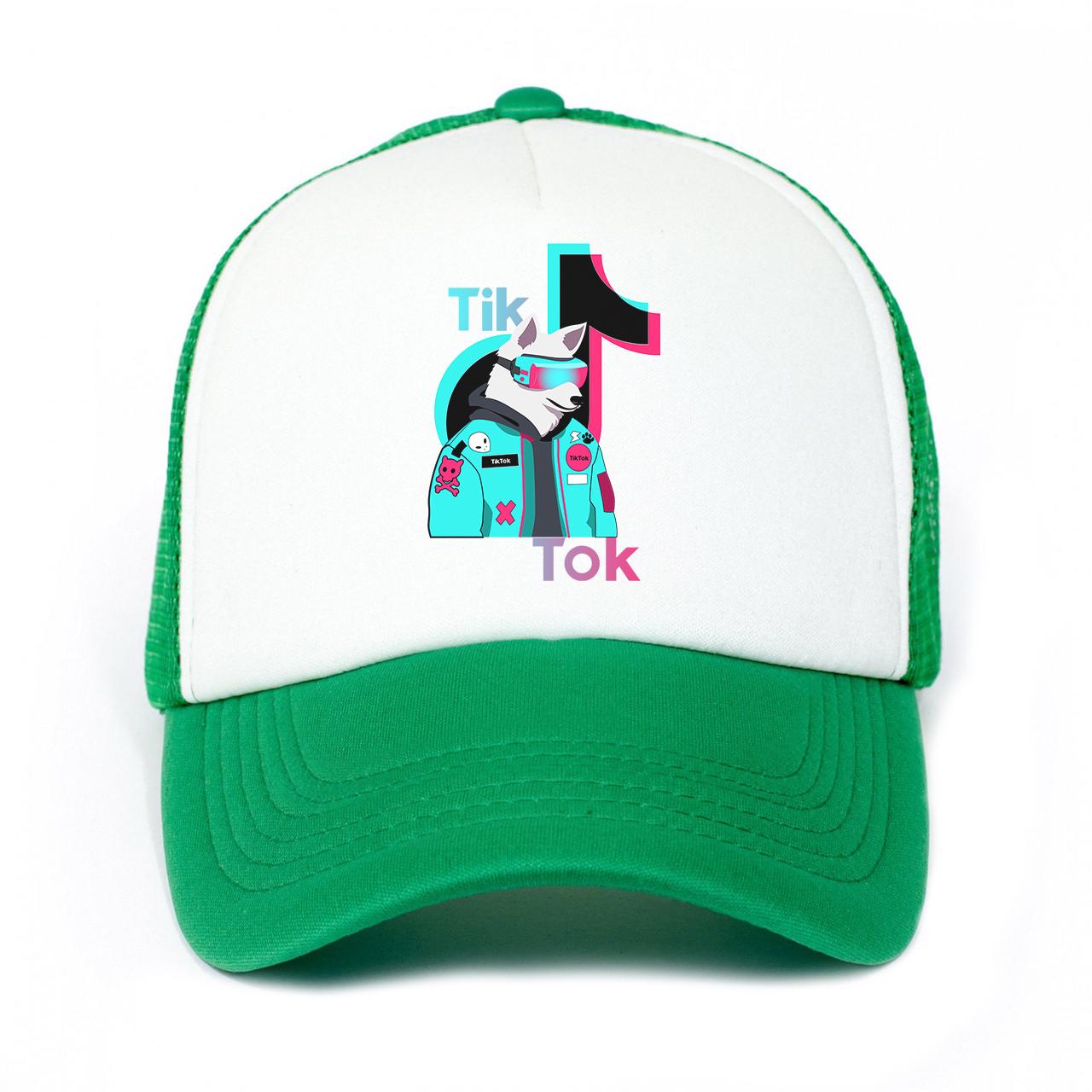 Кепка тракер дитяча Wolf TikTok Зелений (33404-1645-KG)