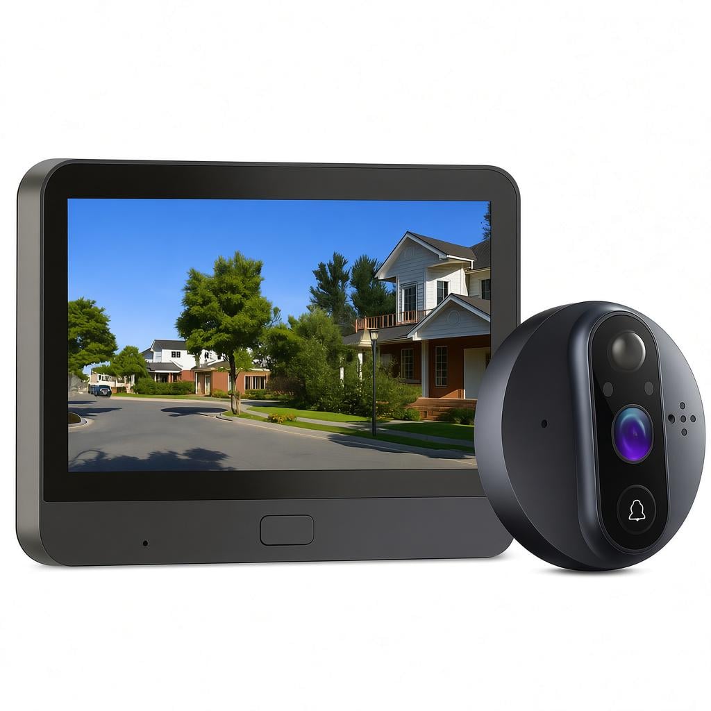 Видеодомофон Wi-Fi Tuya Smart Life LSF-300 Black (36962221)