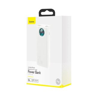 Повербанк 30000 mah 65W Baseus PowerBank із швидкою зарядкою Delivery/Quick Charge 3.0 White (PPLG-A01) - фото 4