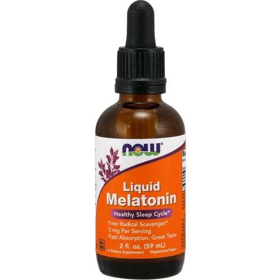 Мелатонін для сну NOW Foods Melatonin Liquid 59 мл 66 порцій