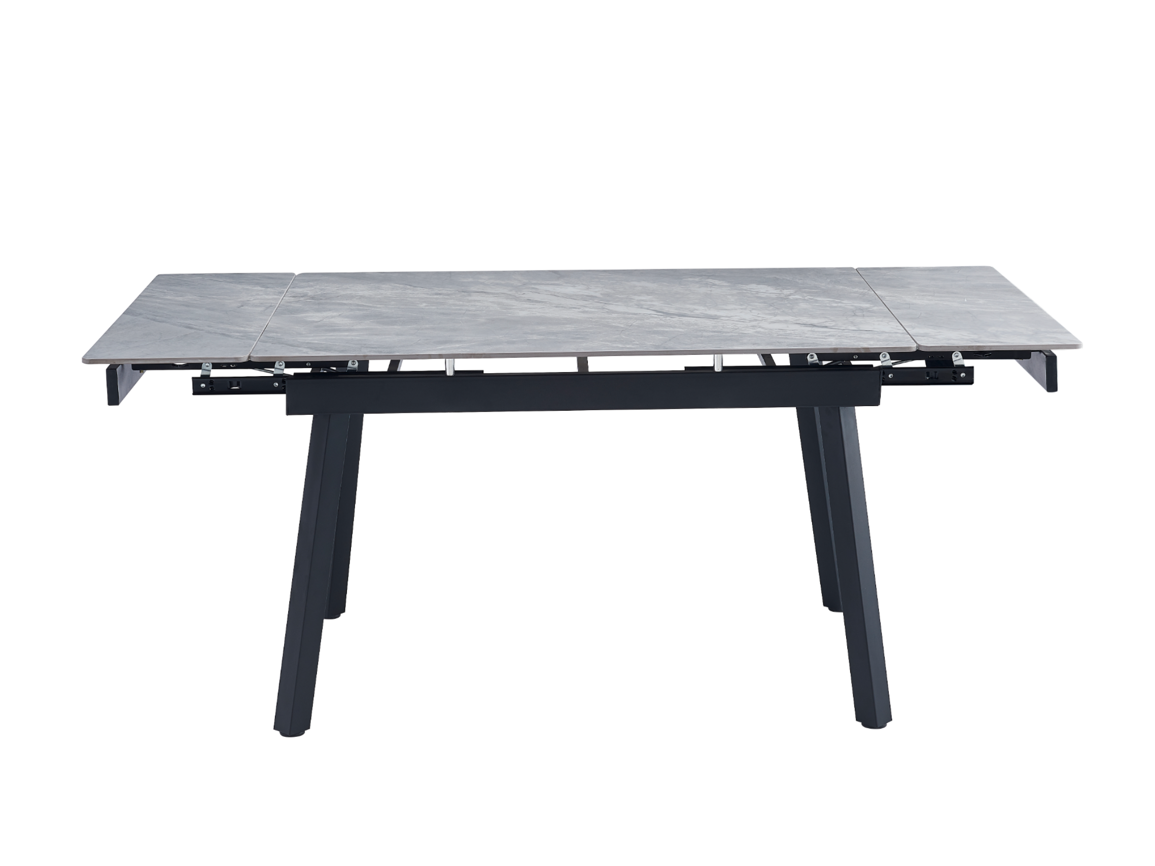 Стол обеденный раздвижной Vetro Mebel 1200-1800x850x760 мм Ребекка грей/Черный (TМ-88-1) - фото 4 Стол обеденный раздвижной Vetro Mebel 1200-1800x850x760 мм Ребекка грей/Черный (TМ-88-1) - фото 4