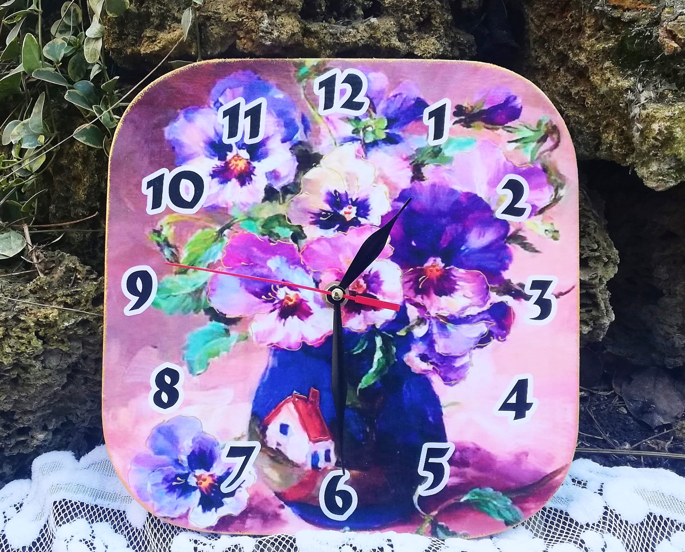 Часы настенные интерьерные Okl Gifts 25х25 см 238