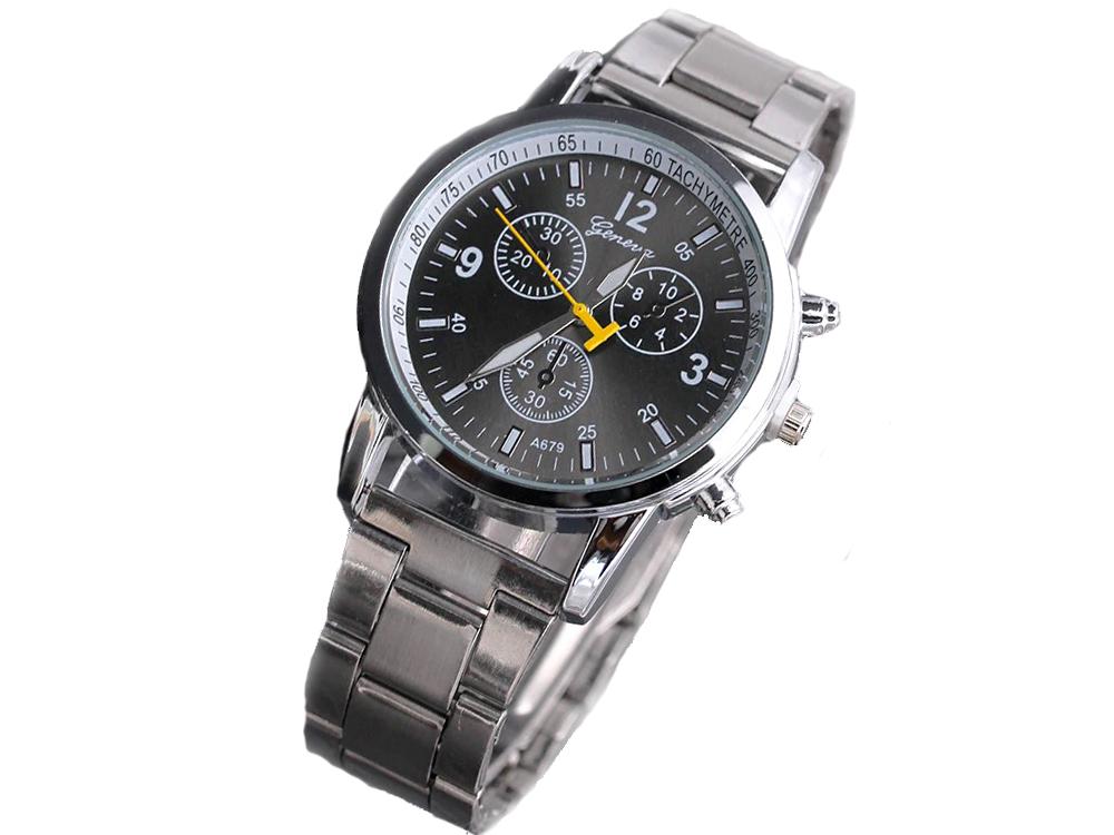 Часы Geneva кварцевые из нержавеющей стали мужские (Е1007-061-00)