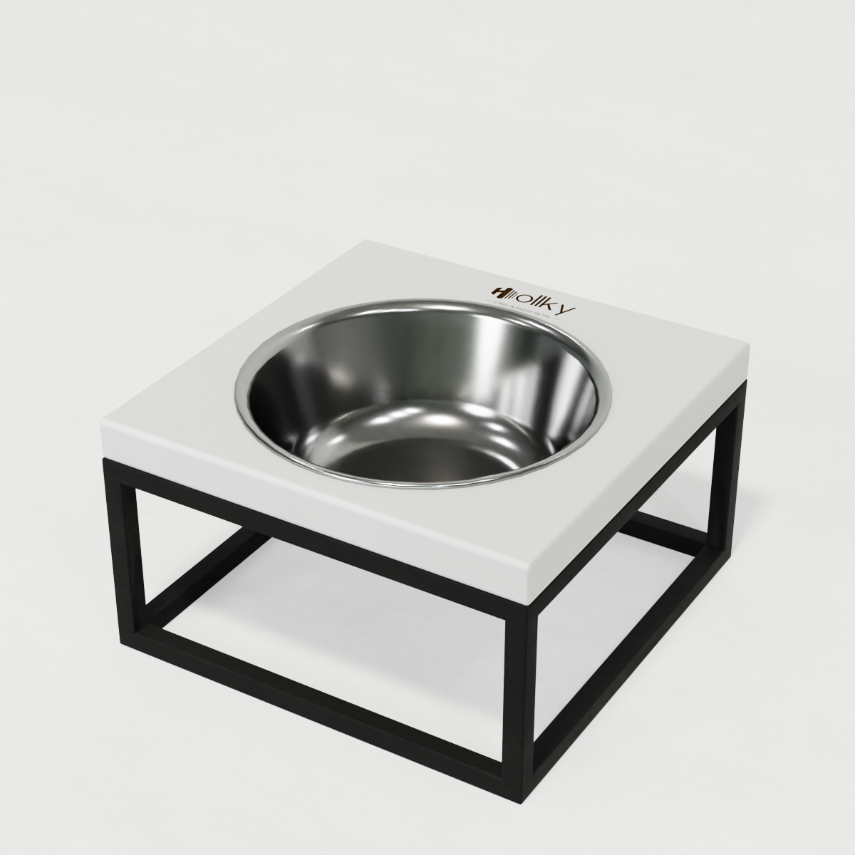 Миска на подставке для кошек и средних собак Hollky Base Solo M 0,8 л (M-212110-GRWH) - фото 9 Миска на подставке для кошек и средних собак Hollky Base Solo M 0,8 л (M-212110-GRWH) - фото 9