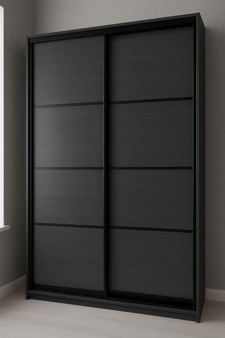 Шкаф купе Мириам комби 4 ДСП 1100x2400x600 мм Антрацит (20901) Шкаф купе Мириам комби 4 ДСП 1100x2400x600 мм Антрацит (20901)