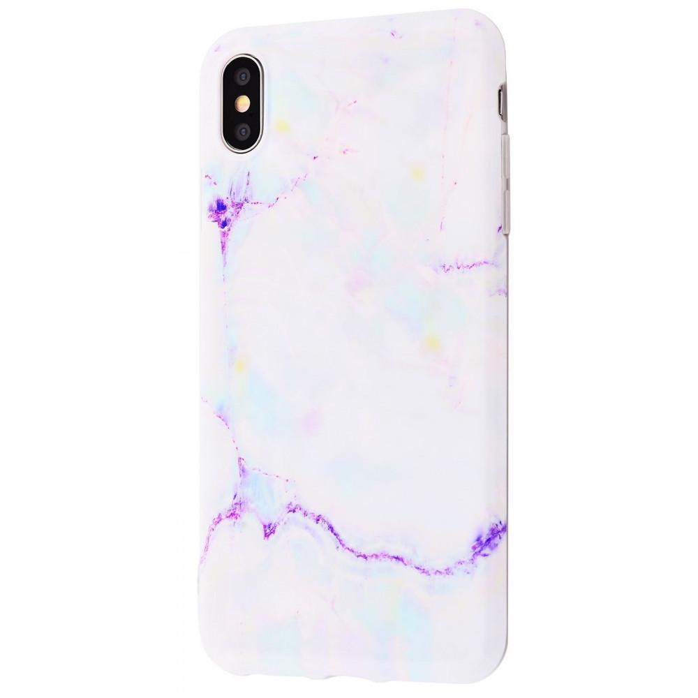 Чохол PRC Light Mramor case 360 ​​TPU для iPhone XS Max 08 з малюнком