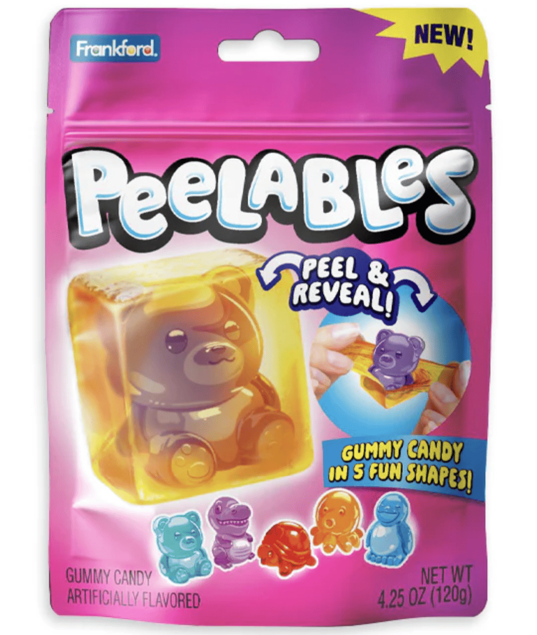 Конфеты желейные Frankford Peelables Peel & Reveal Gummies 120 г (2811911316)