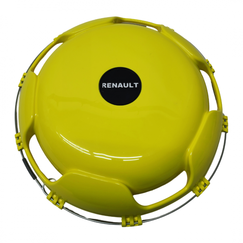 Колпак с логотипом из пластика на переднее колесо 22,5'' Желтый (PL102431) Колпак с логотипом из пластика на переднее колесо 22,5'' Желтый (PL102431)