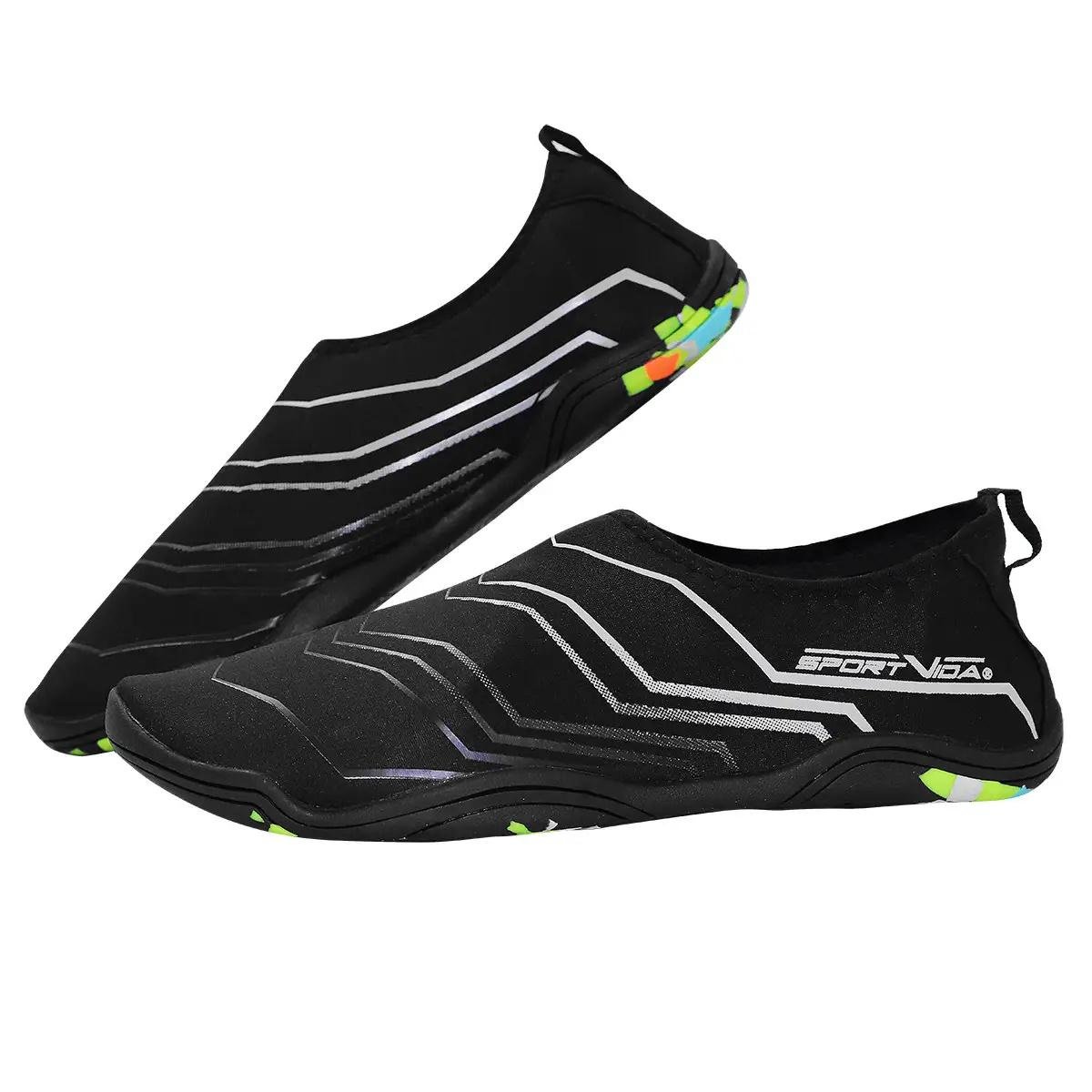 Обувь для пляжа и кораллов аквашузы SportVida 41 Black/Grey (SV-GY0006-R41)