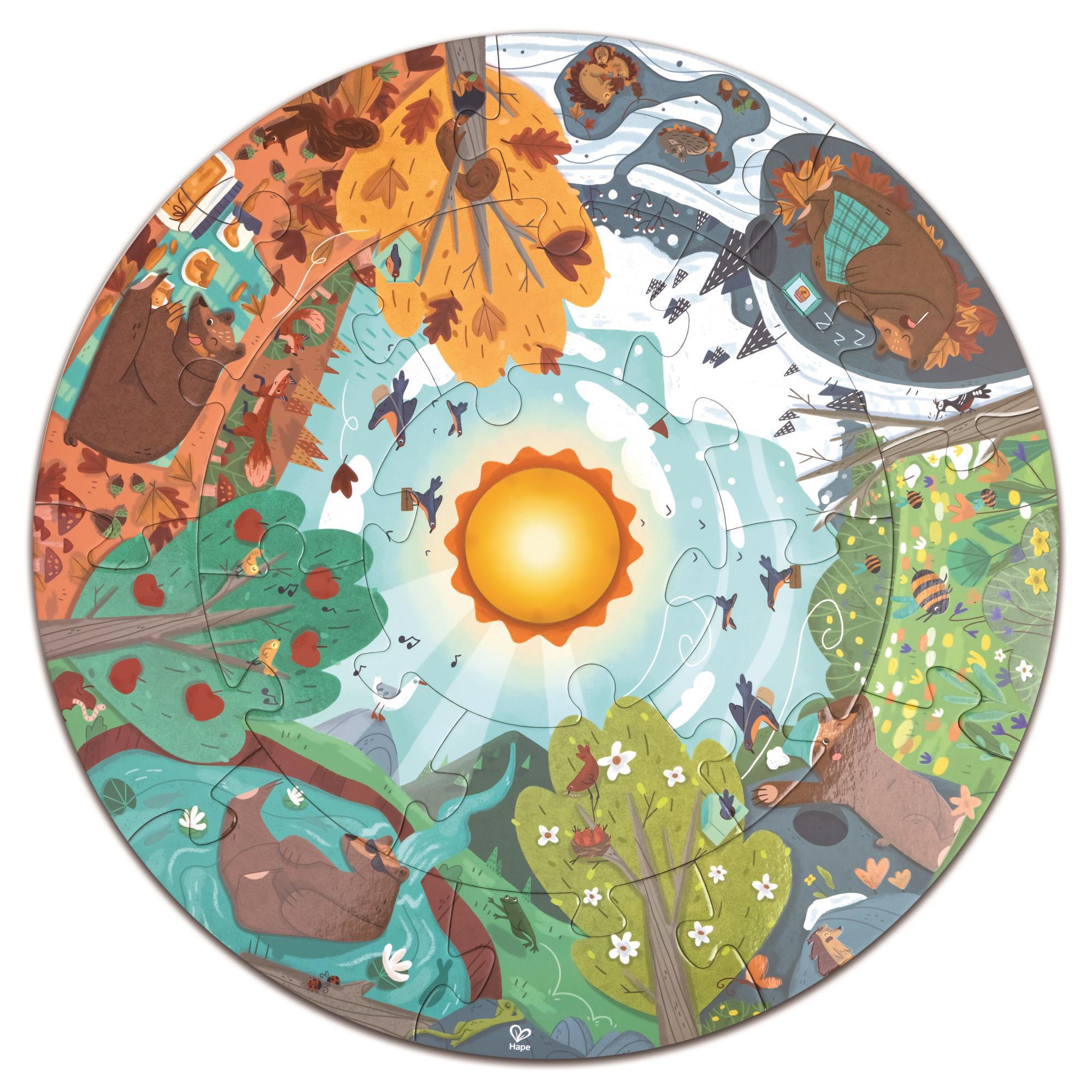Пазл Hape Чотири сезони 16 ел. (E1636)