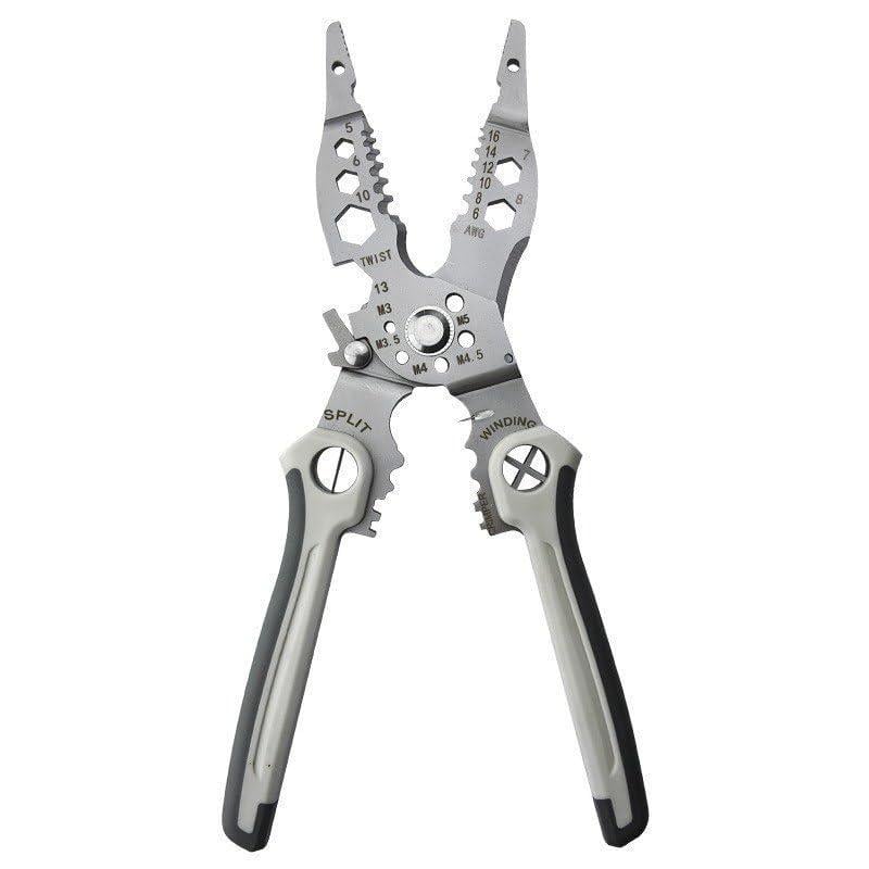 Кримпер Wire Stripper Cutter 6в1 з пружиною та карабіном