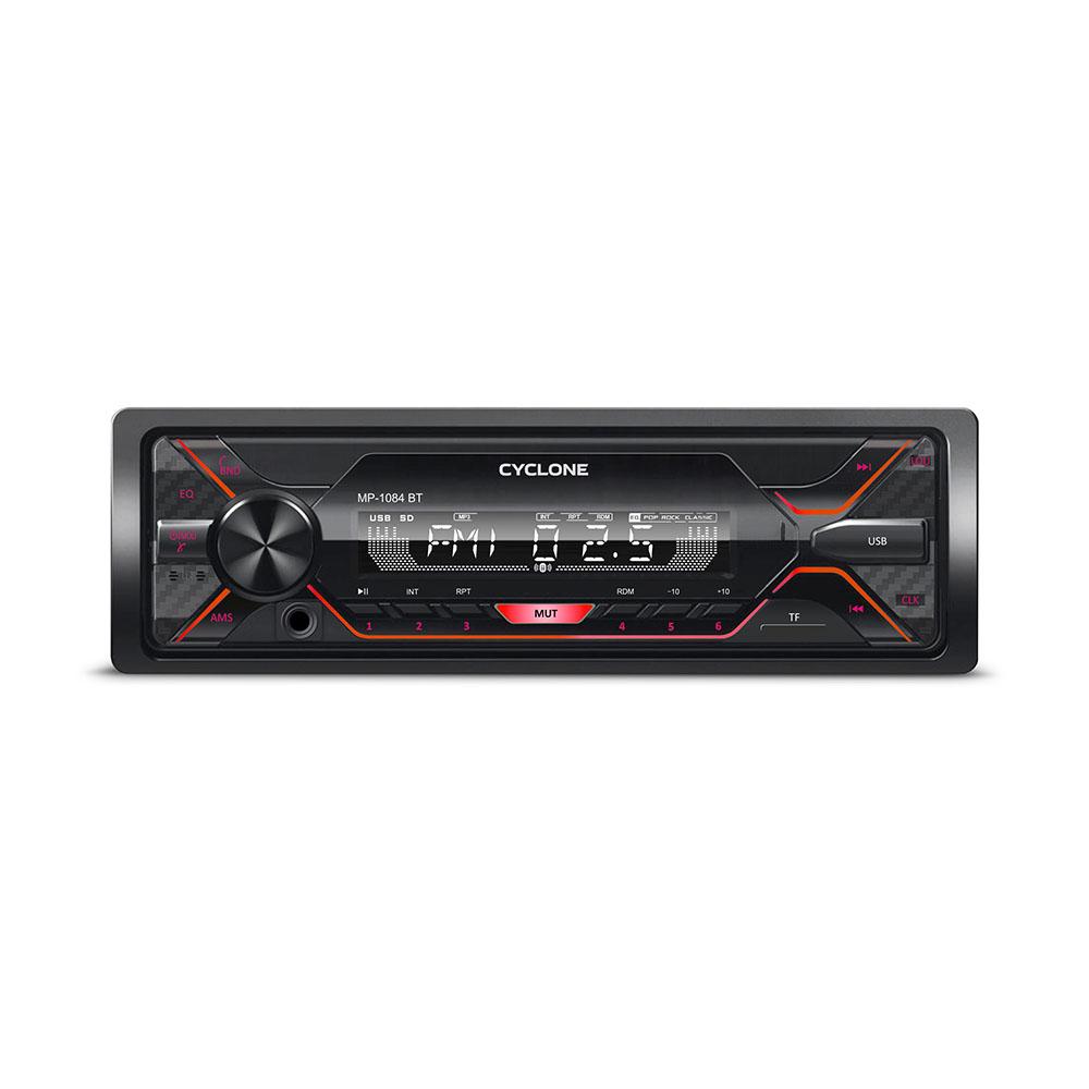 Автомагнитола 1Din Cyclone MP-1084Red BT (НФ-00000220)