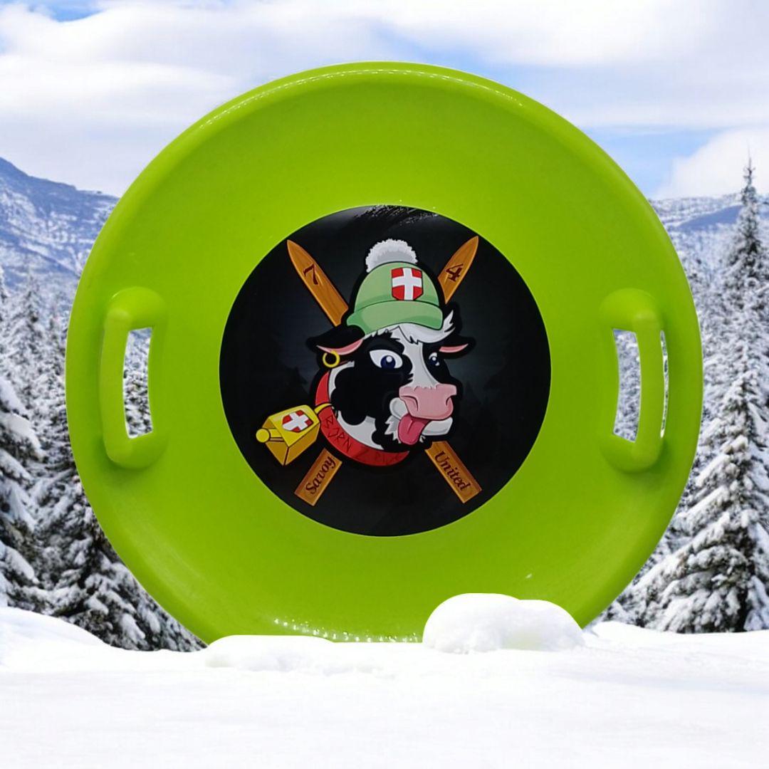 Санки-ледянка SNOW PLATE 60 см Салатовый (31269302)