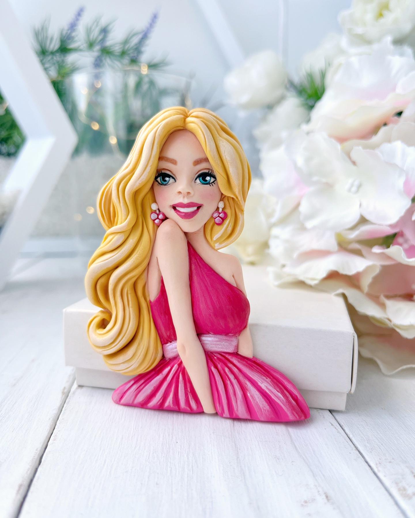 Силиконовый молд Кукла Барби 2д (9206) Силиконовый молд Кукла Барби 2д (9206)