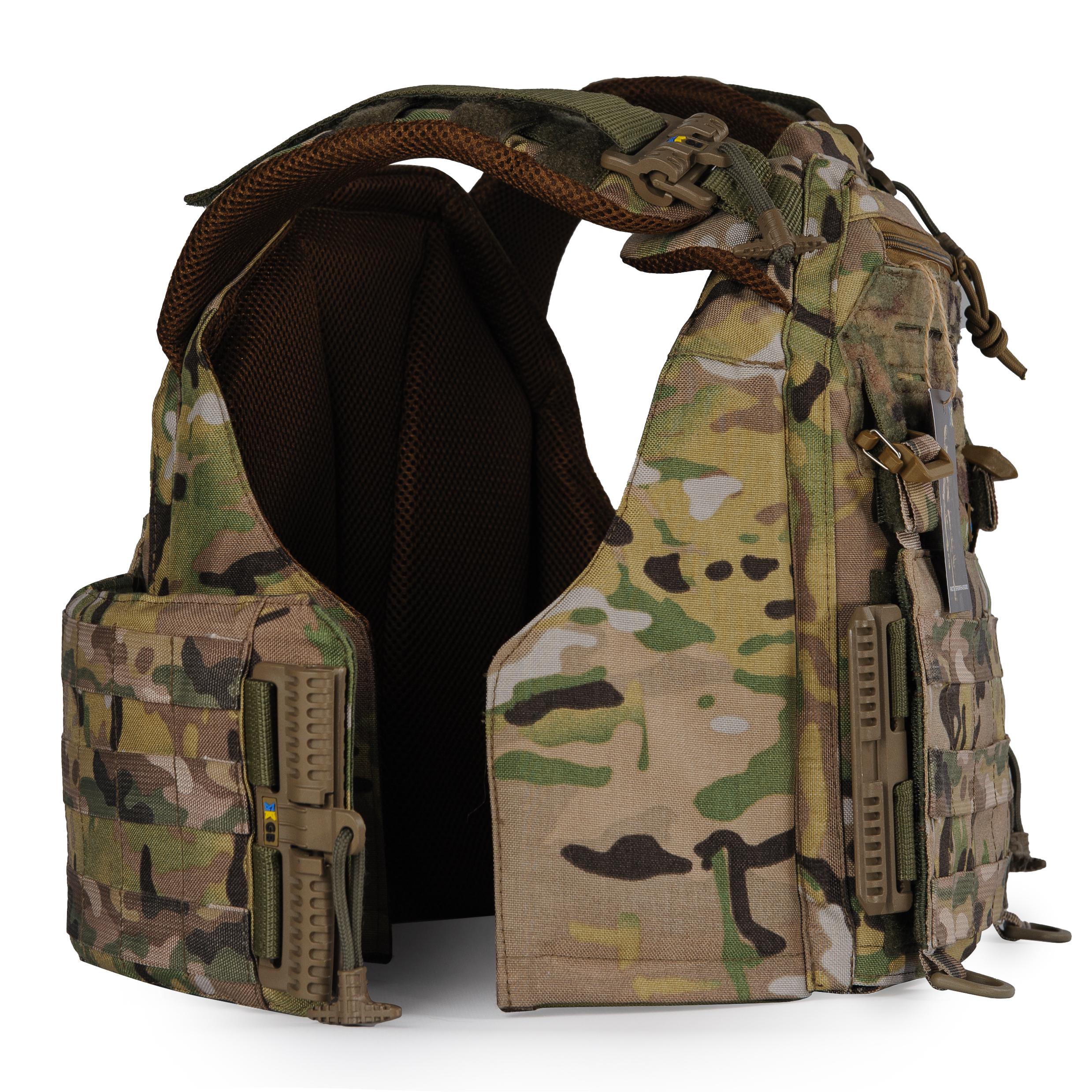 Плитоноска женская Warmor gen3 FL for Ladies Без подсумков С быстрым боковым и верхним сбросом без плит Мультикам - фото 5