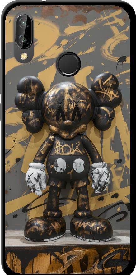 Чехол на Huawei P20 Lite Bronze kaws (6097b-1410-42517)