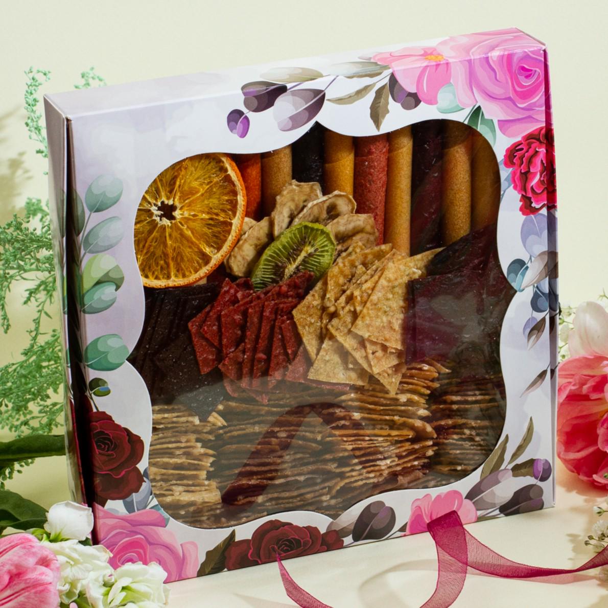 Набір пастили подарунковий Асорті троянди 450 г (FS-05005/3)