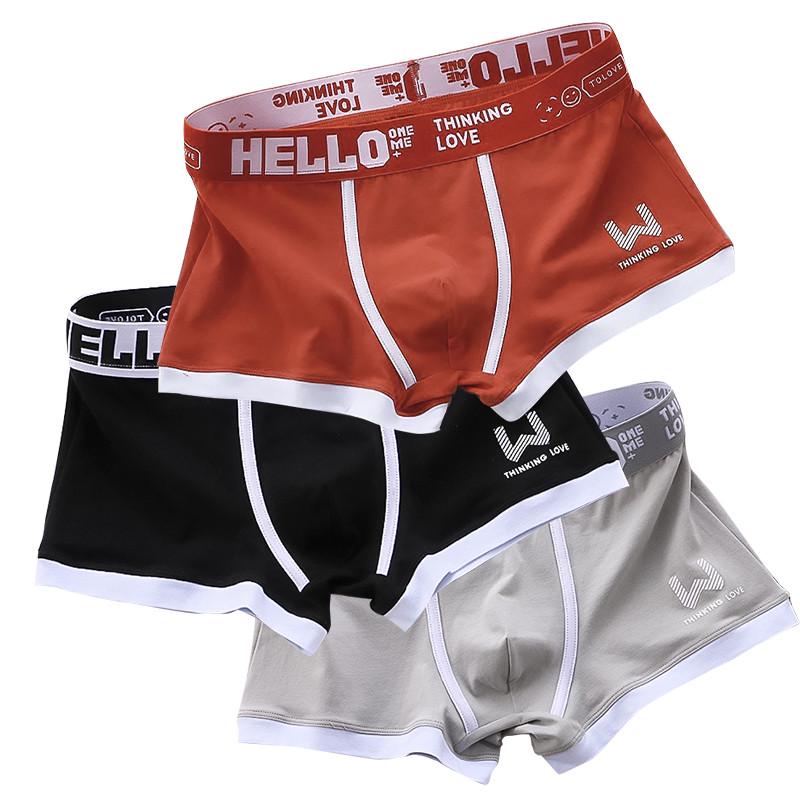 Набор мужских трусов Lesko PB-3199 боксеры L 3 шт. Light Gray/Coral/Black (22391872) Набор мужских трусов Lesko PB-3199 боксеры L 3 шт. Light Gray/Coral/Black (22391872)