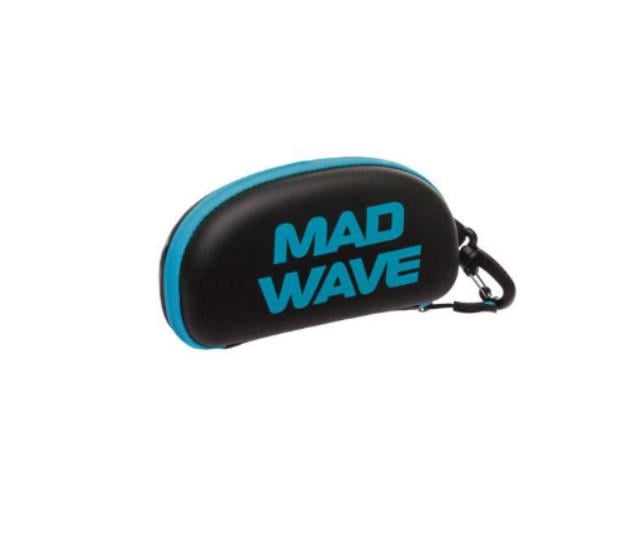 Чехол для очков Mad Wave Case For Swimming Goggles жесткий на молнии Черный (6936116102498)