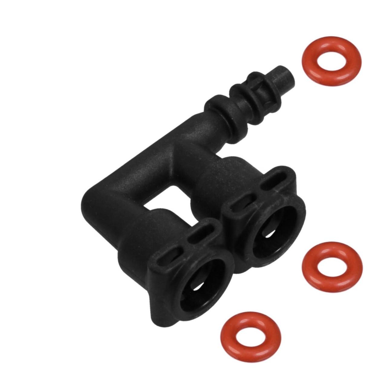 Cоединение F-образное с уплотнителями для кофемашины Nivona (1417658573)