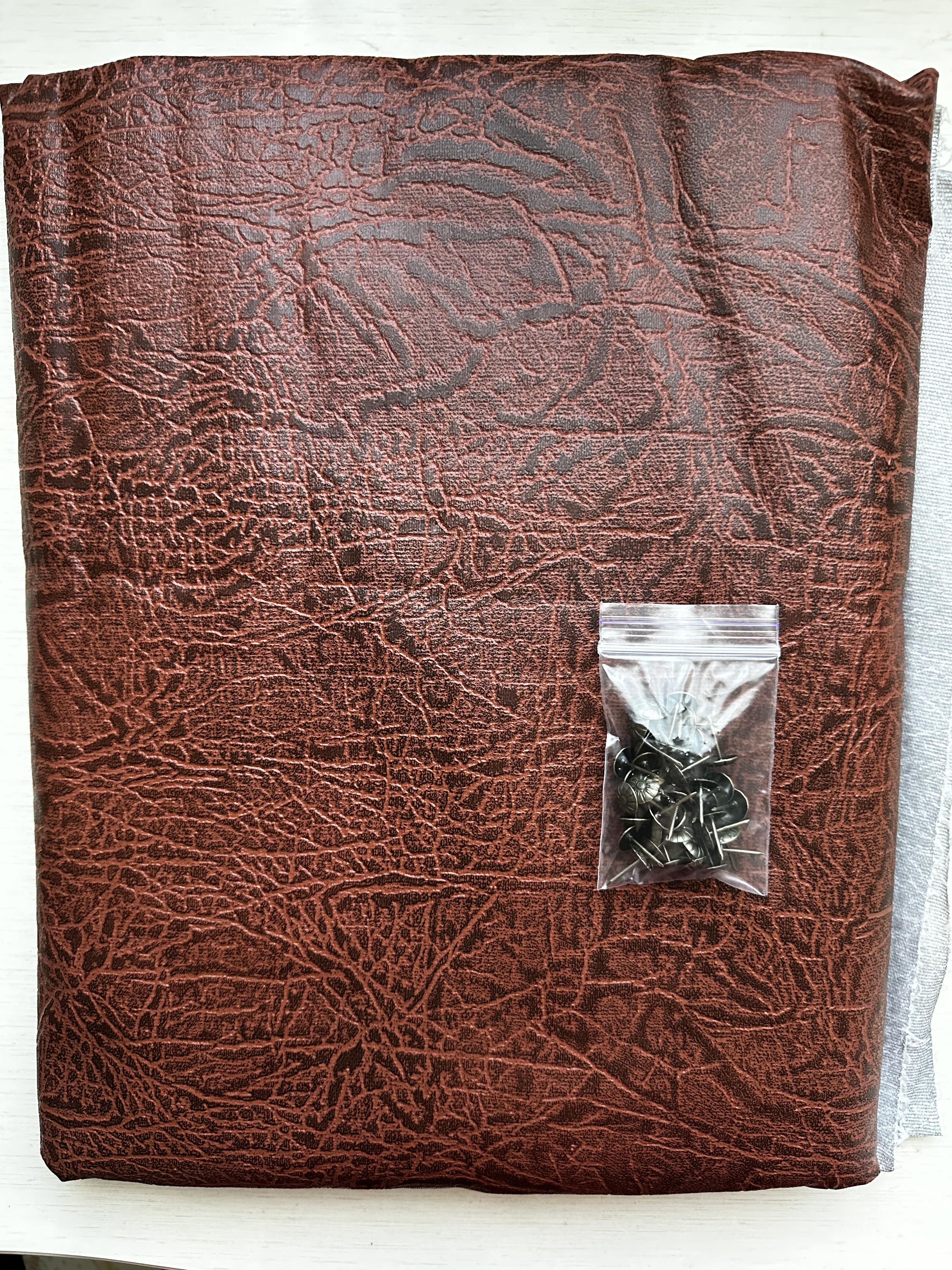 Комплект дверной обивки с тиснением Элеганс 200х100 см Коричневый