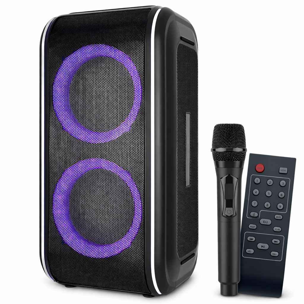 Колонка FG206-22 Bluetooth 30 Вт 2х6.5" RGB TWS USB MicroSD FM (31793618)
