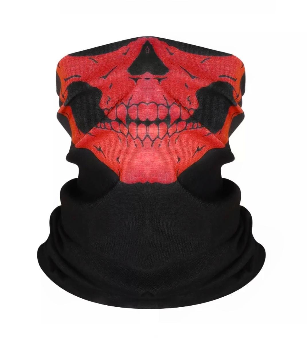 Бафф маска Wuke Череп унисекс one size Красный