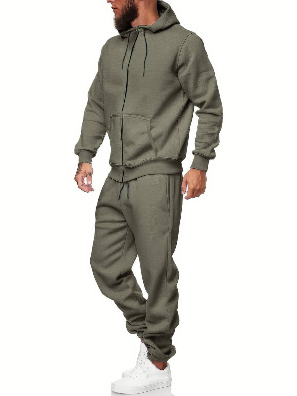 Спортивний костюм чоловічий M Зелений - фото 2 Спортивний костюм чоловічий M Зелений - фото 2