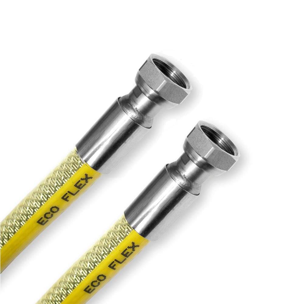 ᐉ Шланг для газа Eco-Flex Евро 1/2" ВВ 150 см • Купить в Киеве, Украине ...