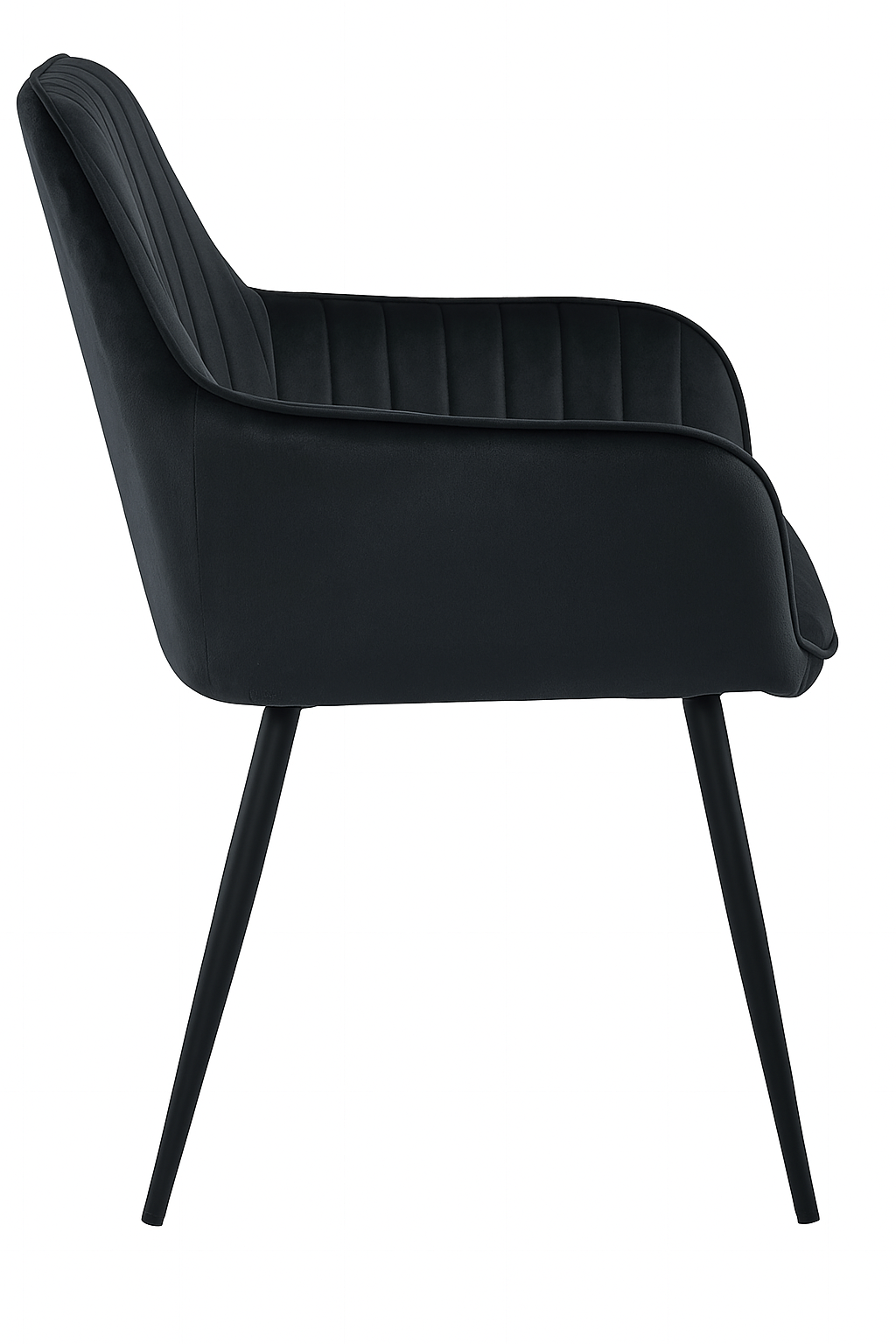 Комплект стульев Homart 2 шт. DC-111 велюр Черный (9885) - фото 3 Комплект стульев Homart 2 шт. DC-111 велюр Черный (9885) - фото 3