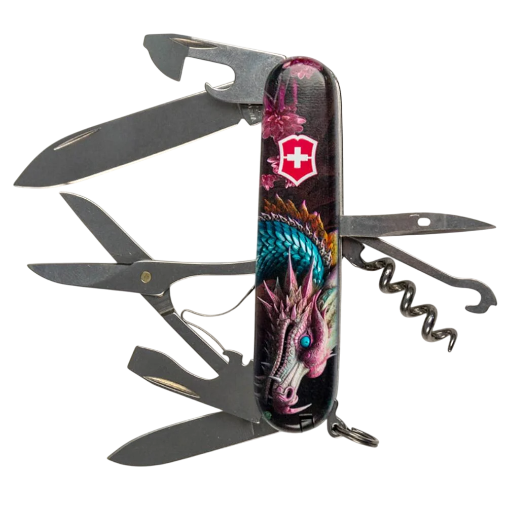 Ніж багатофункціональний Victorinox Climber Zodiac Dragon 14в1 (597105)