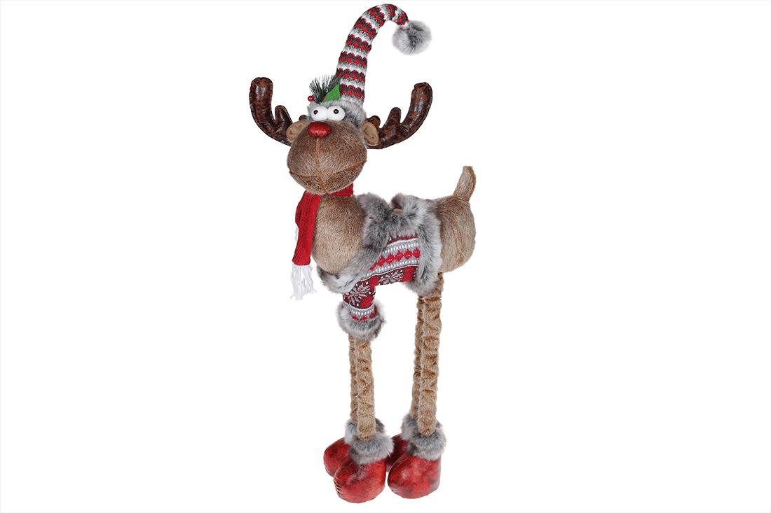 Мягкая игрушка новогодняя BonaDi Олень (746998)