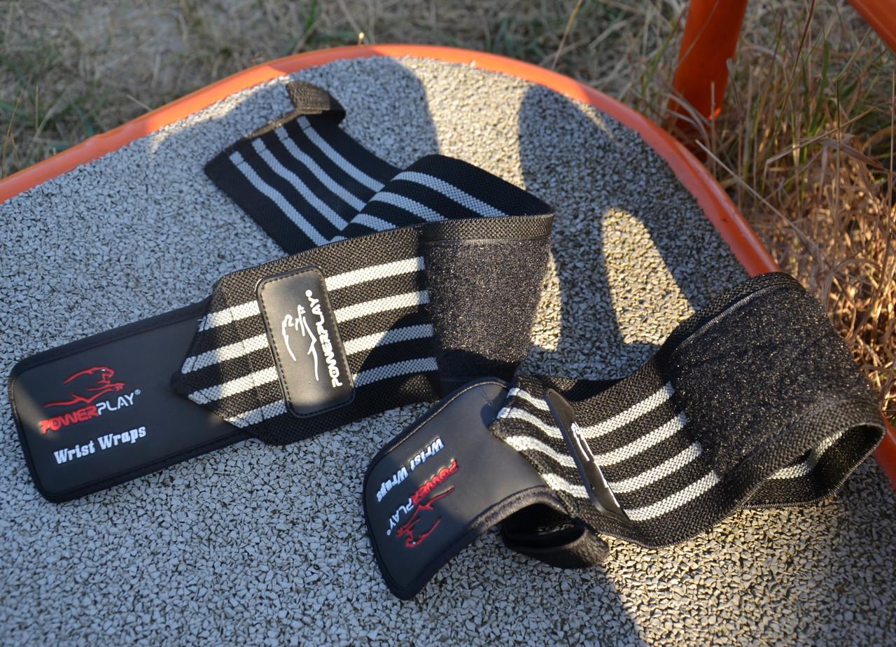 Бинты кистевые PowerPlay 3081 Черно-Серый (A-011743) - фото 10 Бинты кистевые PowerPlay 3081 Черно-Серый (A-011743) - фото 10