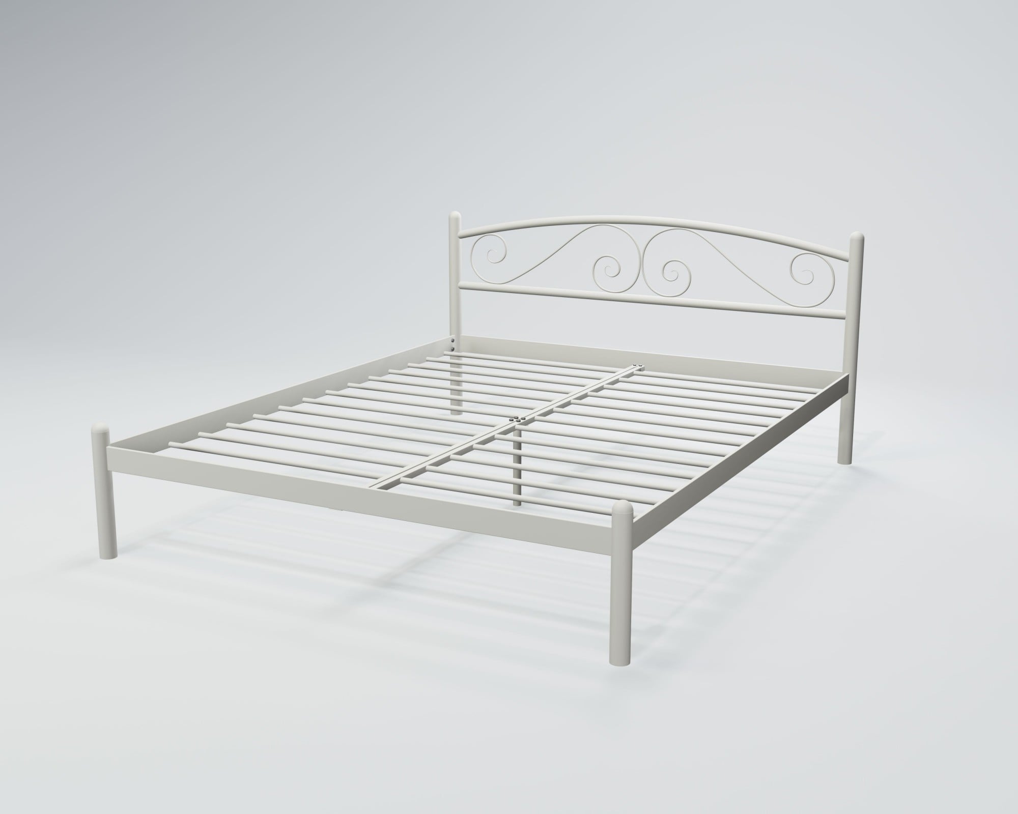 Кровать двуспальная BNB ViolaDesign 160х200 см Серый (r2_ten_0351)