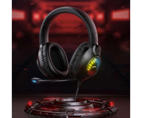 Наушники полноразмерные игровые Remax RM-850 Gaming Headphone Black - фото 4