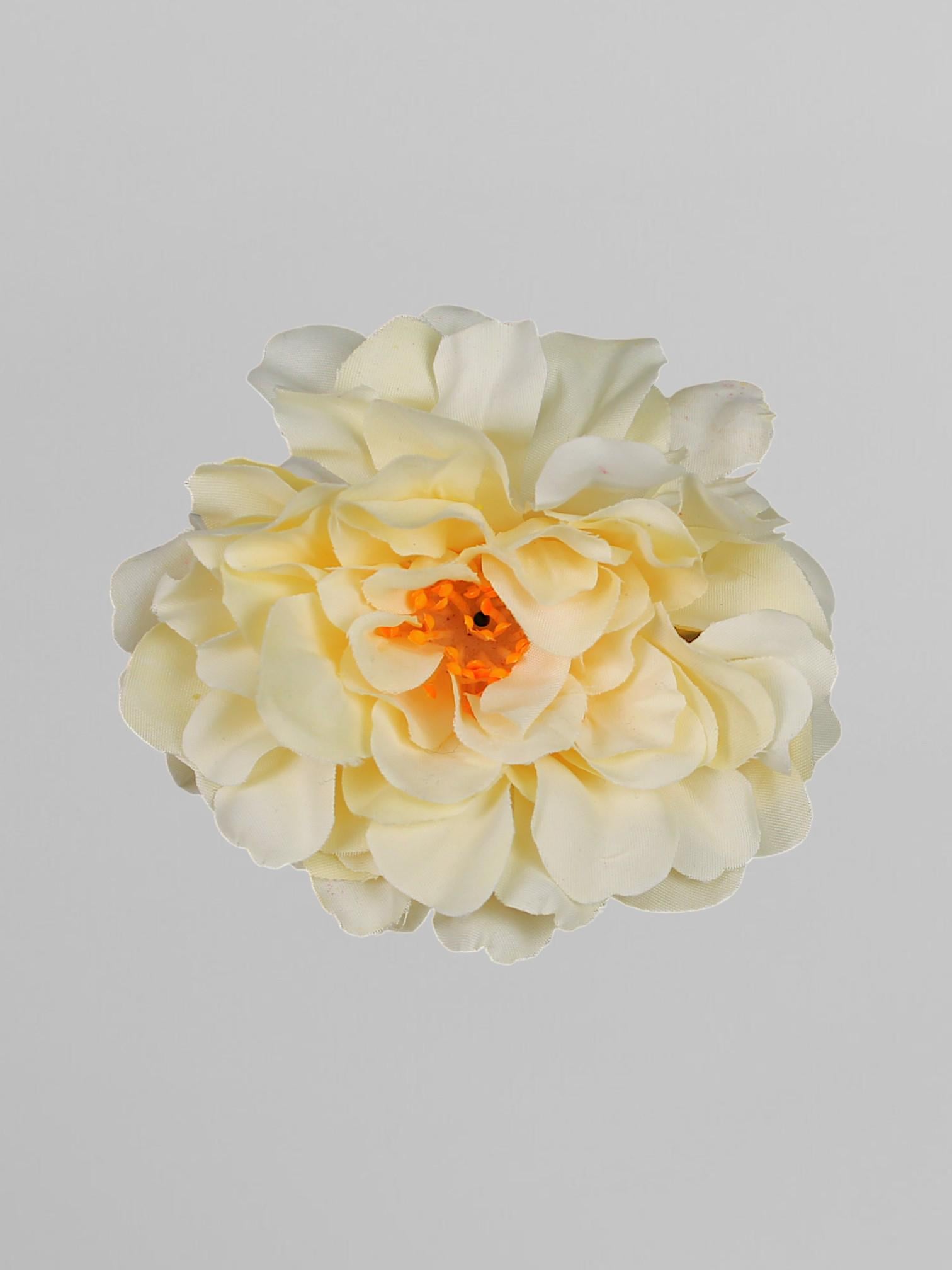 Головка искусственного пиона 9 см Желтый (К05074)