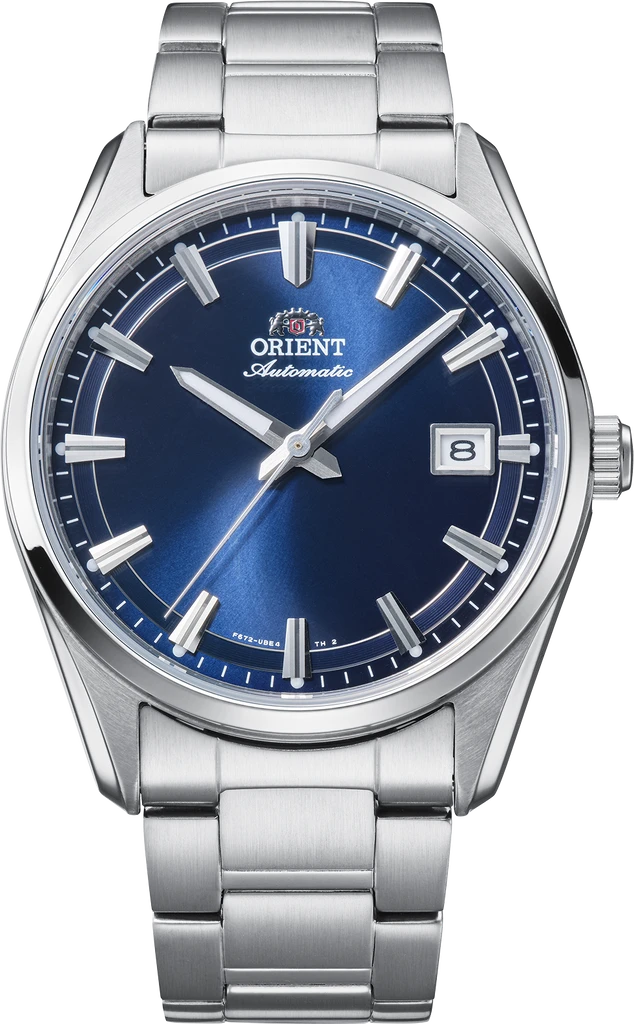 Наручные часы мужские Orient Stretto Date RA-AC0R02L30B со стальным корпусом/сапфировым стеклом WR 50 м Синий (3124584454)