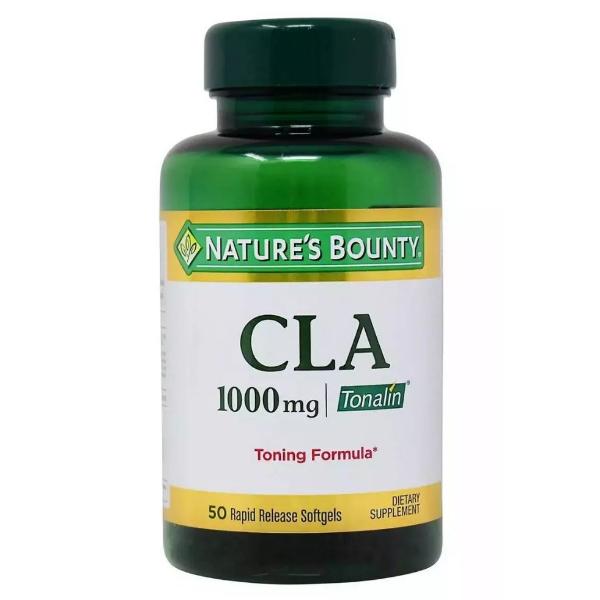 Жиросжигатель CLA дNature's Bounty CLA ля снижения веса 1000 мг 50 капс. (000021675)