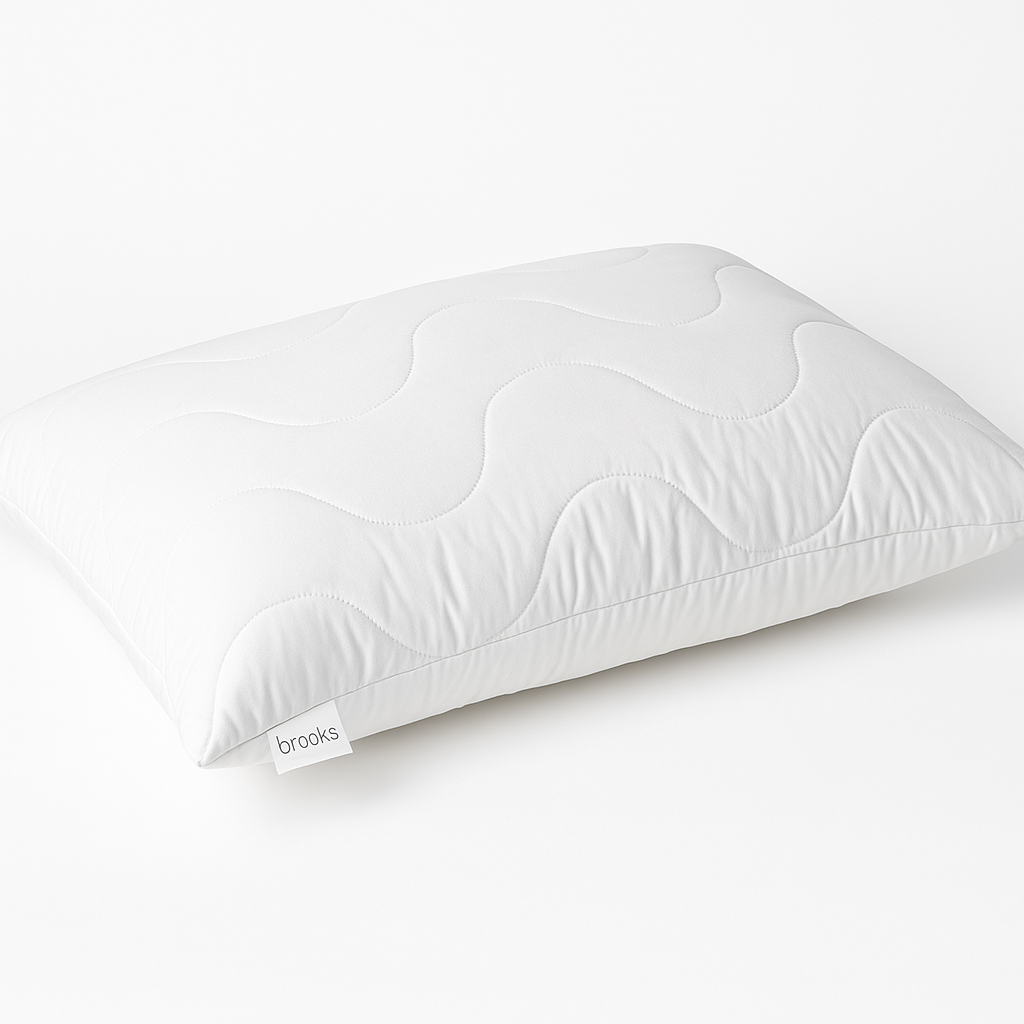 Подушка IDEIA 50x70 Brooks с молнией Белый (35832758)